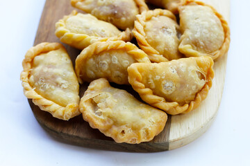 Mini curry puff. Thai dessert