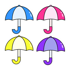 傘色4種
