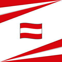 Austria Flag Abstract Background Design Template. Austria Independence Day Banner Social Media Post. Austria Design