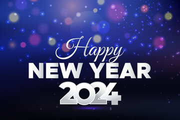 Happy New Year Greetings background for new year themed party invitations.