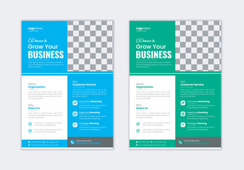 
Business Flyer template layout design.
Corporate creative colorful business flyer
poster flyer pamphlet brochure cover design layout space for photo background, vector template design A4 size.