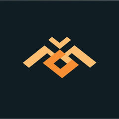 Obraz premium craetive lines logo design 