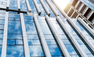 Low angle view of office building