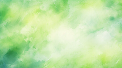 Fototapeta na wymiar Abstract blurred light watercolor fresh green