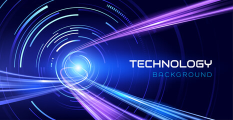 Gradient geometric technology background