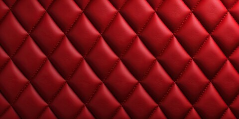 Quilted Fabric Texture - Raised Padded Stitching Creates Dimension