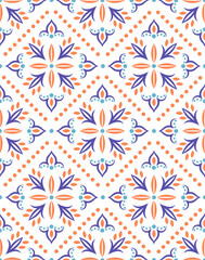 Seamless slavic pattern. Russian, belarussian, ukrainian ornament background for textile, fabric, wallpaper, web