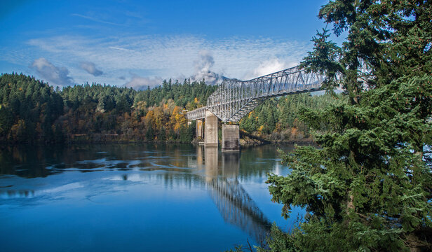 bridge over the river