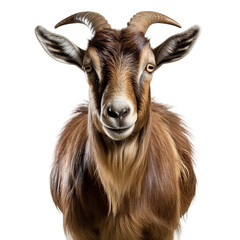 Goat isolated on Transparent or White Backgroun