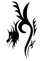 Naklejka premium Dragon is coming