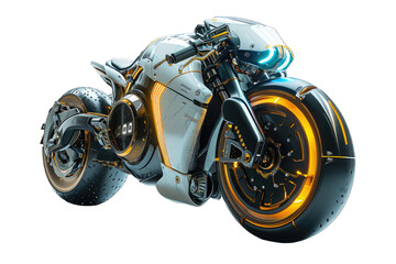 futuristic motorcycle sleek and modern