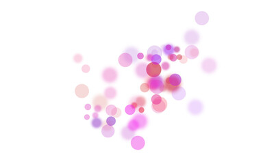 purple and white bubbles