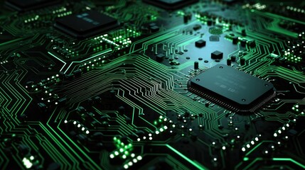 Intricate Circuitry Artwork high definition 8K detailed matrix style