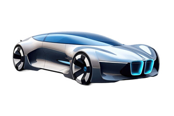 electric vehicle given the absence of any visible exhaust system and the overall clean design lines