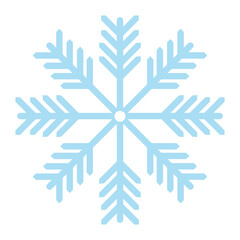 snowflake on white background