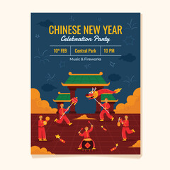 Night Of Chinese New Year Celebration