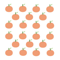 Orang Fruit Seamless Pattern