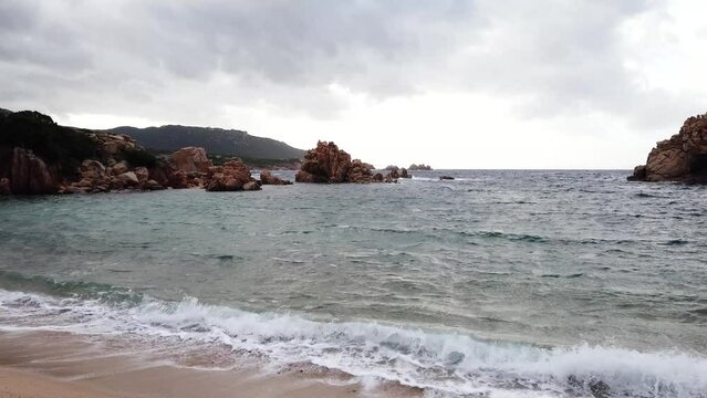 plages de costa paradiso en Sardaigne du nord