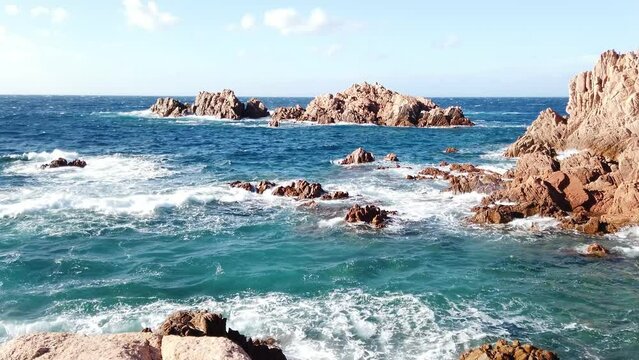 plages de costa paradiso en Sardaigne du nord
