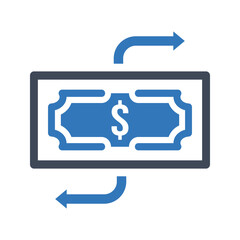 Money transaction icon