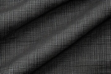 Black and white fabric texture background