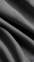 Black and white fabric texture background