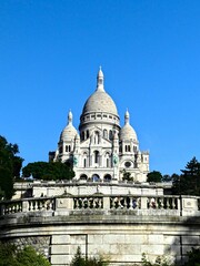 Fototapeta premium Paris, October 2023 : Visit of the magnificent city of Paris, Capital of France - View on basilique sacré cœur