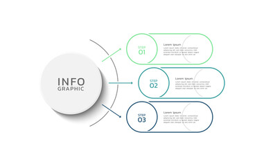 Diagram business and vector illustration template
