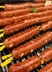 sausages with mini guns