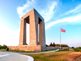 Çanakkale martyrs monument, Çanakkale, Türkiye.