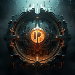 Obraz premium crypto project