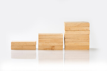 Stack of wooden blocks