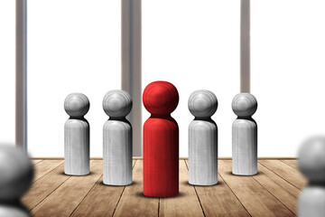 Human resources management concept
