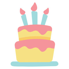Birthday Party Elements Vector