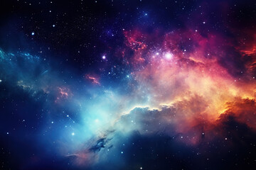 Space background deep space full stars shiny beautiful