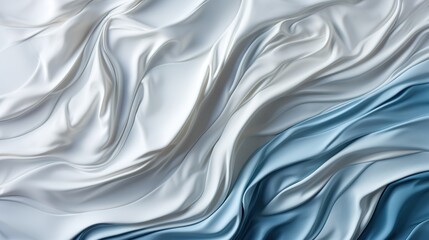 Messy white bedsheets. Top view of white bedsheets. White bed sheets for background.