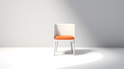 chair rendered on white background