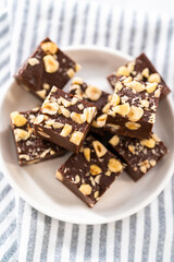 Chocolate hazelnut fudge