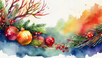 Imbolc holiday celebration, copy space on a side, watercolor art style - obrazy, fototapety, plakaty