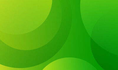 Abstract green background with circles. Eps10 vector
