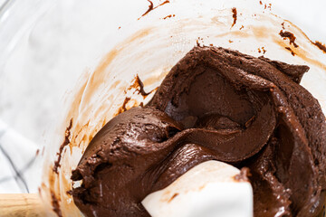 Homemade candy cane fudge