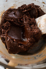 Homemade candy cane fudge