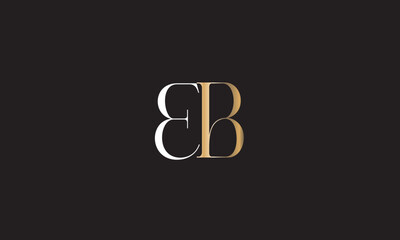 EB, BE , B , E , Abstract Letters Logo Monogram