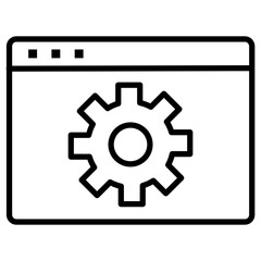 Browser Setting Icon of Web Hosting iconset.