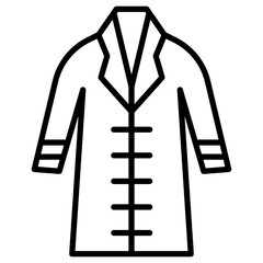 Lab Coat Icon of Chemistry iconset.