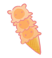 めんだこ3段アイス