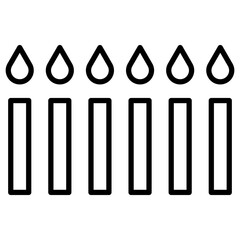 Candles Icon of Party and Celebration iconset.