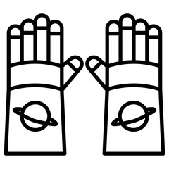 Space Gloves Icon of Space Technology iconset.