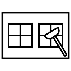 Cleaning Window Icon of Hygiene Routine iconset.