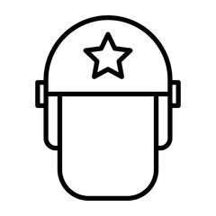 Police Helmet Icon of Police iconset.